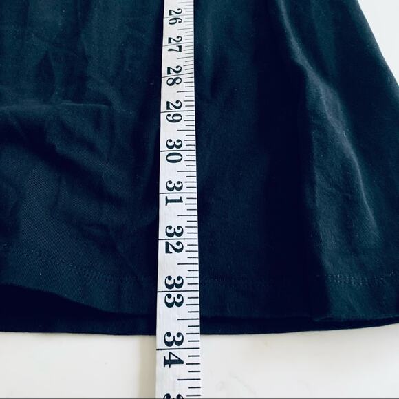 Carbon Soldier girls black jersey dress with velvet detail size 14 - Picture 2 of 6